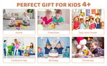 Amocart 55pcs Magnetic Building Blocks Construction Set Magnet Tiles Children Montessori Educational Game Toys for Kids Gifts