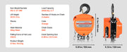 Bild in Galerie-Viewer laden, Amocart Hand Chain Hoist Manual Chain Block with Upgrade G80 Galvanized Chain 10 ft/20ft Lifting Height Pulley Hoist for Garage
