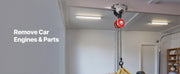 Load image into Gallery viewer, SucceBuy 1T/2T Hand Chain Hoist Manual Chain Block with 8/10/20 ft Lifting Height Pulley Hoist for Garage Warehouse Machinery
