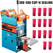 Load image into Gallery viewer, SucceBuy Manual Cup Sealer Machine 300-500 Cup/h with Heating Technology Boba Tea Cup Sealing Machine for 90/95mm Cup Diameter
