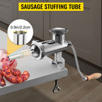 Amocart Manual Meat Grinder 304 Stainless Steel Hand Meat Grinder with Steel Table Clamp Meat Mincer Sausage Maker