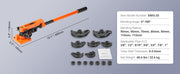 Load image into Gallery viewer, Amocart Manual Pipe Bender 7 Bending Dies Multifunction Steel Copper Tube Bending Machine Lever Heavy Duty Tube Bender Tools
