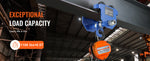 SucceBuy 0.5/1/2T Manual Push Beam Trolley with Dual Wheels Adjustable Width 2.5-5.5in Garage Hoist for Straight Curved I Beam