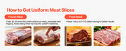 Load image into Gallery viewer, Amocart 6.7-10 inch Meat Slicer Electric Deli Slicer Machine with two SUS420 Blades Home Food-Slicer for Meat, Ham, Baguett
