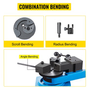 Load image into Gallery viewer, SucceBuy Universal Metal Bender SBG-40 Multifunction Spiral Steel Plate Round Square Flat Bar Bending Tool for Metal Production
