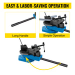 Amocart Universal Metal Bender SBG-40 Multifunction Spiral Steel Plate Round Square Flat Bar Bending Tool for Metal Production