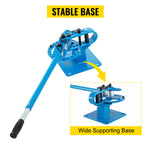 Amocart Pipe Bender YP-9 Manual Bench Steel Tube Bending Kit w/ 7Dies 1-3in Multifonction Compact Flat Bar Rod Brake Bends Tool