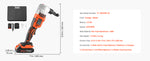SucceBuy Cordless Metal Nibbler with 18/20 V 2.0 Ah/4.0 Ah Battery Brushless Motor Plastic Carrying Case for Cutting Stainless