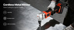 SucceBuy Cordless Metal Nibbler with 18/20 V 2.0 Ah/4.0 Ah Battery Brushless Motor Plastic Carrying Case for Cutting Stainless
