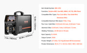 Load image into Gallery viewer, Amocart 5-in-1 MIG Welder 200Amp Pluse Mig Welding Machine Gas MIG/Flux Core MIG/Stick/Lift TIG/AU TIG with LCD Screen Display
