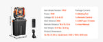 SucceBuy Portable Misting Fan High Speed Motor Large Water Tank Rechargeable Battery with Remote Light Modes for Indoor Outdoor