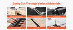 Amocart Sliding Compound Miter Saw 12-Inch Blade 15Amp Motor 60-Tooth Corded Double Bevel Sliding Miter Saw LED Alignment