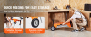 Bild in Galerie-Viewer laden, SucceBuy Miter Saw Stand with Tabletop and Wheels 330lbs Steel Collapsible Rolling Stand for Miter Saw Adjustable Height  Length
