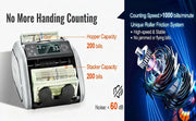 Charger l'image dans la visionneuse de galerie, Amocart 1000 Pcs/Min Money Counter Business Cash Register Bill Counterfeit Bill Detector by UV/MG/IR/DD Function for Bank Store
