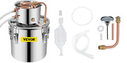 Charger l'image dans la visionneuse de galerie, Amocart 3 5 8 13 Gal Alcohol Still Stainless Steel Alcohol Distiller Copper Tube Home Brewing Kit for DIY Whisky Wine
