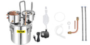 Load image into Gallery viewer, 12L 20L 30L 50L Alcohol Brewing Distiller DIY Moonshine Apparatus Stainless Steel Still Whisky Beer Brandy Home Use
