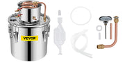 Load image into Gallery viewer, SucceBuy 3 5 8 13 Gal Alcohol Still Stainless Steel Alcohol Distiller Copper Tube Home Brewing Kit for DIY Whisky Wine
