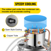 Load image into Gallery viewer, Amocart 20L 30L Water Alcohol Brewing Distiller DIY Moonshine Apparatus Stainless Steel Still Whisky Beer Brandy Home Appliance
