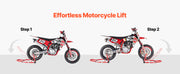 Load image into Gallery viewer, SucceBuy Motorcycle Stand Lift 850lbs Front Rear Combo Stand Lift Front Wheel Dual-Fork Stand Rear U+L Fork Swingarm Spool Stand
