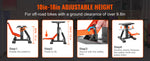 Amocart 440lb Motorcycle Jack Lift Stand Dirt Bike Lift Stand Hydraulic Lift Operation Adjustable Height Hoist Table for Repair