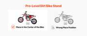 Charger l'image dans la visionneuse de galerie, Amocart Dirt Bike Stand, 1100 lbs Universal Dirtbike Maintenance Lift, Moto Box Stand for Motorcycle &amp; Powersports Maintainence
