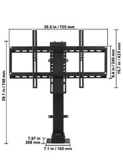 Load image into Gallery viewer, Amocart Remote TV Lift Motorized Cabinet TV Mount Bracket Electirc Actuator Lift Column DC Motor Height Adjustable Plasma LCD
