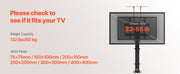 Charger l'image dans la visionneuse de galerie, SucceBuy Motorized TV Wall Mount for 32 to 55/65/70 Inch Adjustable TV Mount Bracket w/ Max VESA 24 x 16/24 in Up to 88-132 lbs
