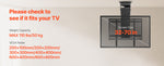 Amocart Motorized TV Wall Mount for 32 to 55/65/70 Inch Adjustable TV Mount Bracket w/ Max VESA 24 x 16/24 in Up to 88-132 lbs