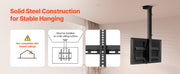 Charger l'image dans la visionneuse de galerie, SucceBuy Motorized TV Wall Mount for 32 to 55/65/70 Inch Adjustable TV Mount Bracket w/ Max VESA 24 x 16/24 in Up to 88-132 lbs
