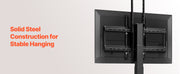 Charger l'image dans la visionneuse de galerie, SucceBuy Motorized TV Wall Mount for 32 to 55/65/70 Inch Adjustable TV Mount Bracket w/ Max VESA 24 x 16/24 in Up to 88-132 lbs
