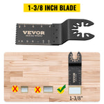 Amocart 100PCS Oscillating Saw Blades Quick Release Multitool Blades Kit HCS Tool Blades Cut Cutter for Wood Plastic Metal Nail