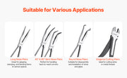 Load image into Gallery viewer, Amocart 5-Piece Needle Nose Pliers 11 in Long Needle Nose Pliers Set Diagonal Cutting Pliers 45°/90° Bent Round Nose Plier

