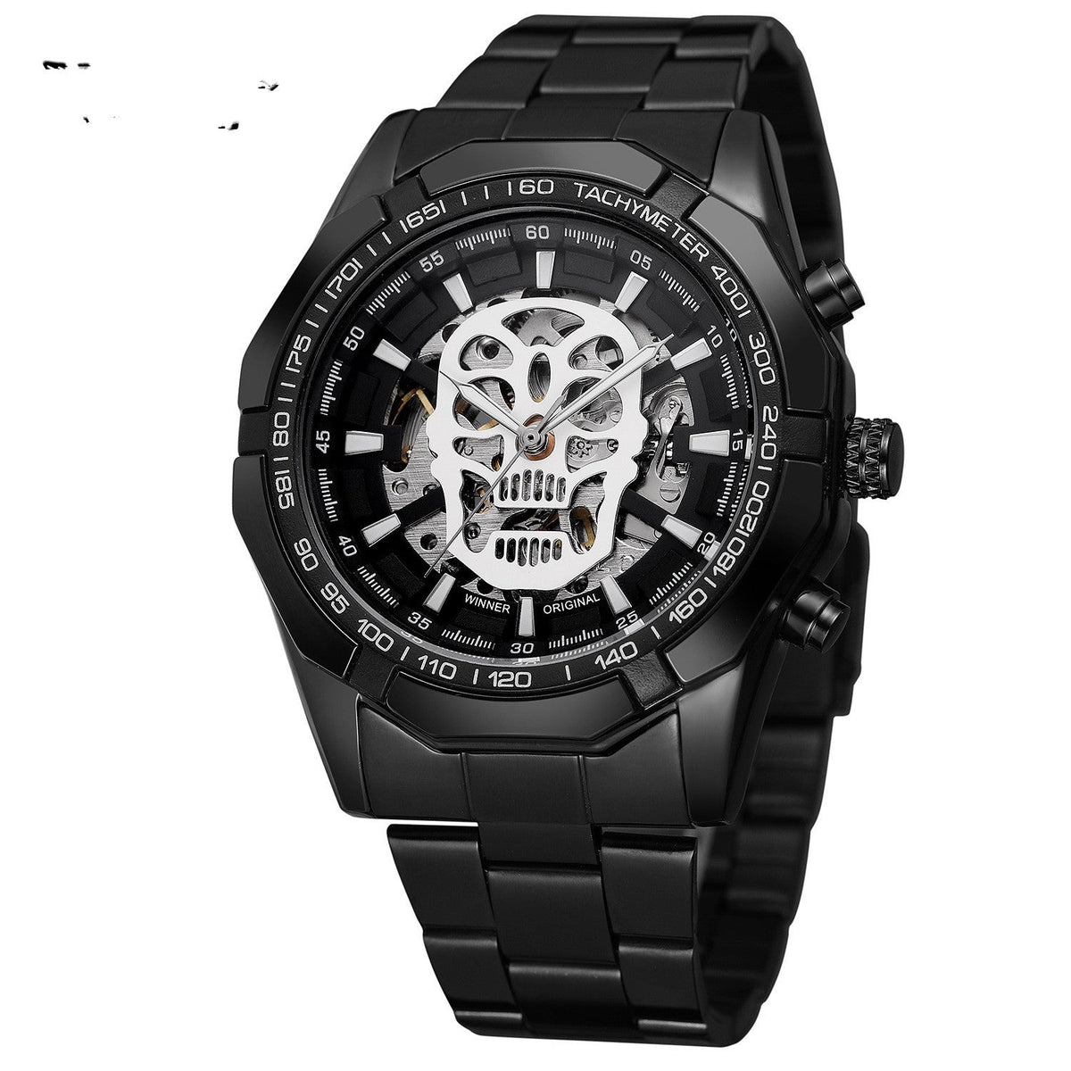 Official Automatic GOLD Watch Men Steel Strap Skeleton - AMOCART41365541b57f8dd605de37621fb07899