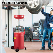 Bild in Galerie-Viewer laden, SucceBuy 20 Gallon Waste Oil Drain Tank Air Operated Drainer with Pressure Regulating Valve for Fluid Fuel Transfer Drainage
