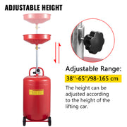 Bild in Galerie-Viewer laden, SucceBuy 20 Gallon Waste Oil Drain Tank Air Operated Drainer with Pressure Regulating Valve for Fluid Fuel Transfer Drainage

