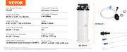 Charger l'image dans la visionneuse de galerie, Amocart 6.5L/15L Pneumatic Fluid Extractor with Suction Hose Oil Changer Fuel Pump for Automotive Fluids Vacuum Evacuation

