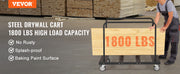 Load image into Gallery viewer, Amocart  Heavy Duty Panel Slab Dolly Terrain Moving Cart Pneumatic Wheels Adjustable Clamp for Drywall Sheet Material Handling

