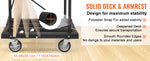 SucceBuy  Heavy Duty Panel Slab Dolly Terrain Moving Cart Pneumatic Wheels Adjustable Clamp for Drywall Sheet Material Handling