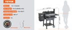 Amocart Portable Charcoal Grill Propane Gas Grills with Cover and Cart Heavy Duty Iron BBQ Grill for Outdoor Cooking Barbecue