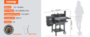 Bild in Galerie-Viewer laden, Amocart Portable Charcoal Grill Propane Gas Grills with Cover and Cart Heavy Duty Iron BBQ Grill for Outdoor Cooking Barbecue
