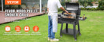 Amocart Portable Charcoal Grill Propane Gas Grills with Cover and Cart Heavy Duty Iron BBQ Grill for Outdoor Cooking Barbecue