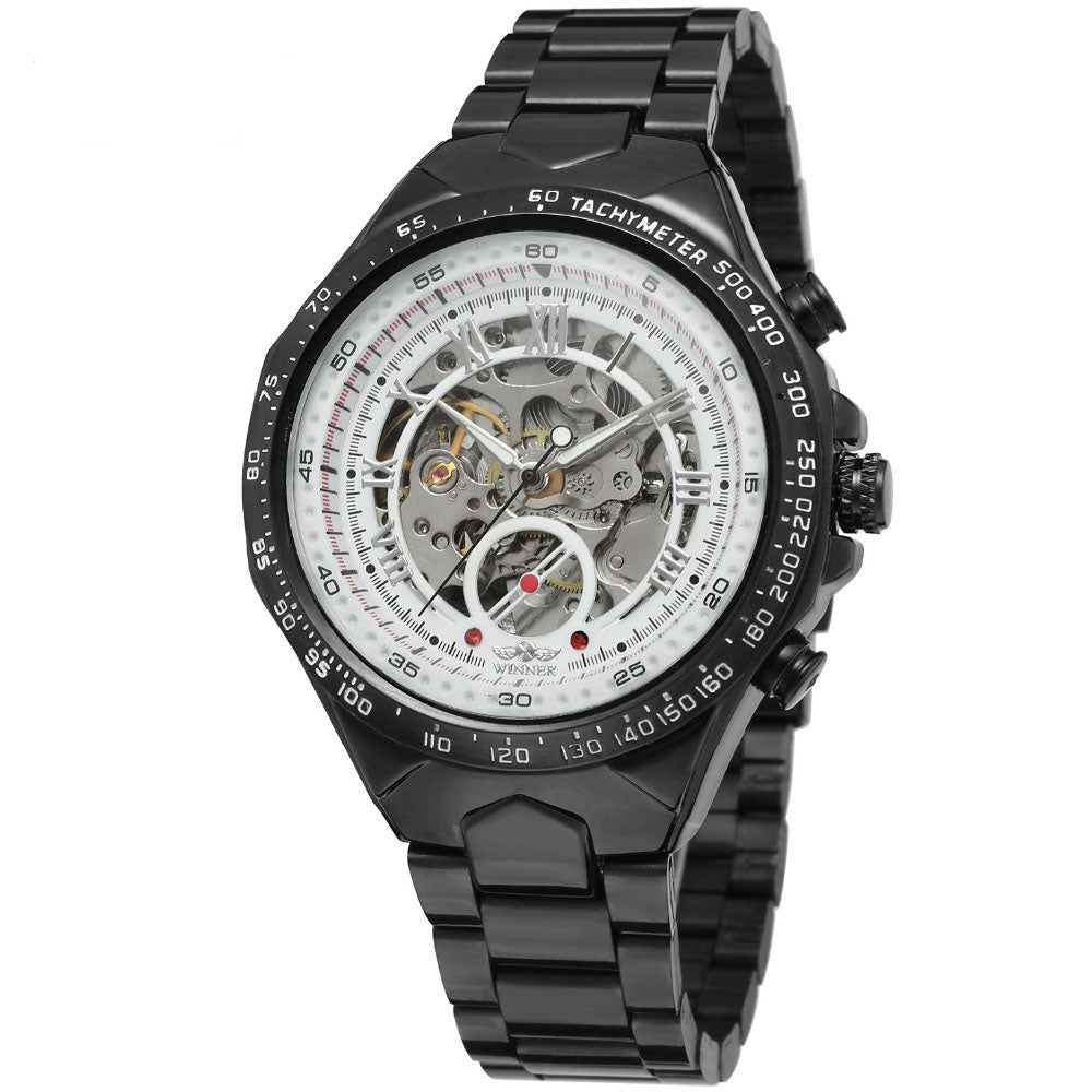 Personalized All-steel Hollow Automatic Mechanical Watch Fashion Watch For Men - AMOCART687517f8e0288792cd9a5ac9a233fa4e