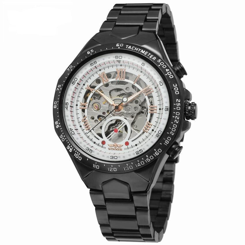Personalized All-steel Hollow Automatic Mechanical Watch Fashion Watch For Men - AMOCART824062dcbd71a3f665fe5cc1f0bda708