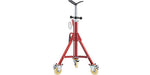 Amocart Pipe Holding Stand Folding Tripod Jack 3 Types Heights 12in Pipeworking Supporting Clamped Tool with Roller Head