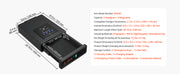 Bild in Galerie-Viewer laden, Amocart Gun Safe Slider Handgun Safe Fingerprint/Password/Key 3-Way Quick Access Case Box with LED for Nightstand Bedside Desk
