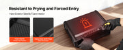 Bild in Galerie-Viewer laden, Amocart Gun Safe Slider Handgun Safe Fingerprint/Password/Key 3-Way Quick Access Case Box with LED for Nightstand Bedside Desk
