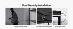 Amocart Gun Safe Slider Handgun Safe Fingerprint/Password/Key 3-Way Quick Access Case Box with LED for Nightstand Bedside Desk