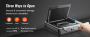 Load image into Gallery viewer, Amocart Gun Safe Q235 Steel Pistol Safe 3-Way Quick Access Firearm Case Gun Box Advanced Biometric Technology Travel Gun Safe
