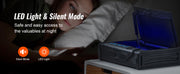 Load image into Gallery viewer, Amocart Gun Safe Q235 Steel Pistol Safe 3-Way Quick Access Firearm Case Gun Box Advanced Biometric Technology Travel Gun Safe
