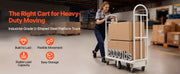 Load image into Gallery viewer, Amocart 2000LBS U-Boat Platform Truck Dolly Steel Utility Cart with Detachable Handles Industrial Hand Push Truck for Warehouse
